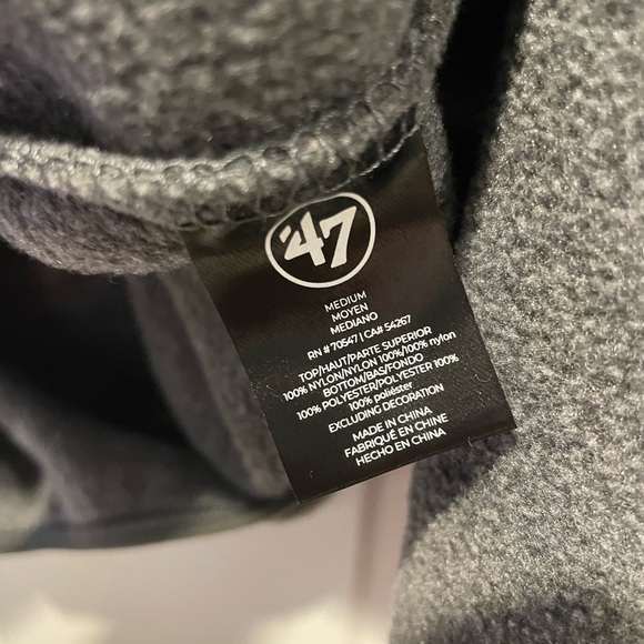 Pittsburgh Steelers quarter zip up fleece sweatshirt Adult size M - Picture 4 of 5